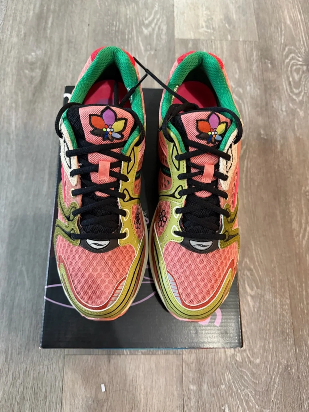 Jae Tips x Saucony ProGrid Triumph 4 Flowers Pack Virginia Creeper - Picture 3 of 11